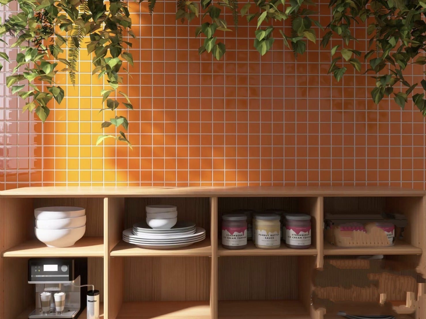 โมเสค TIMELESS TILES รุ่น 3X3 SQUARE MOSAIC TILES ขนาด 30X30 ซม. สีส้ม ผิวแมท_6
